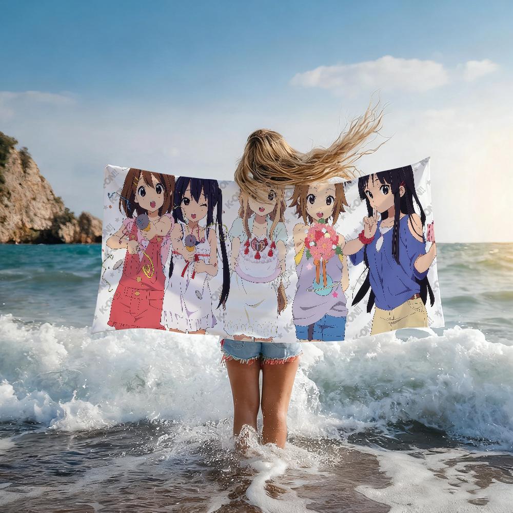 Аниме Девушка K-ON Пляжное полотенце Для пляжей Йога-студий Спортзалов Горячих источников Бассейнов И Пикников