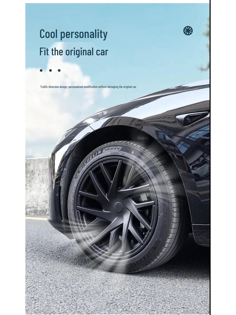 18-дюймовое защитное и декоративное кольцо для дисков M3 Tesla