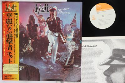 Виниловая пластинка MOTT Shouting And Pointing 25AP198 CBSSONY 1976 Япония Obi Рок Б/у