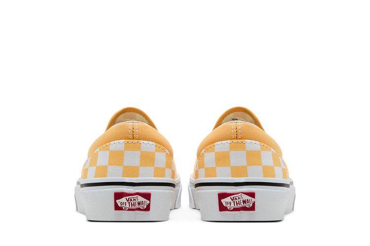 Men's Sneakers Vans Classic Slip-On 'Checkerboard - Flax'