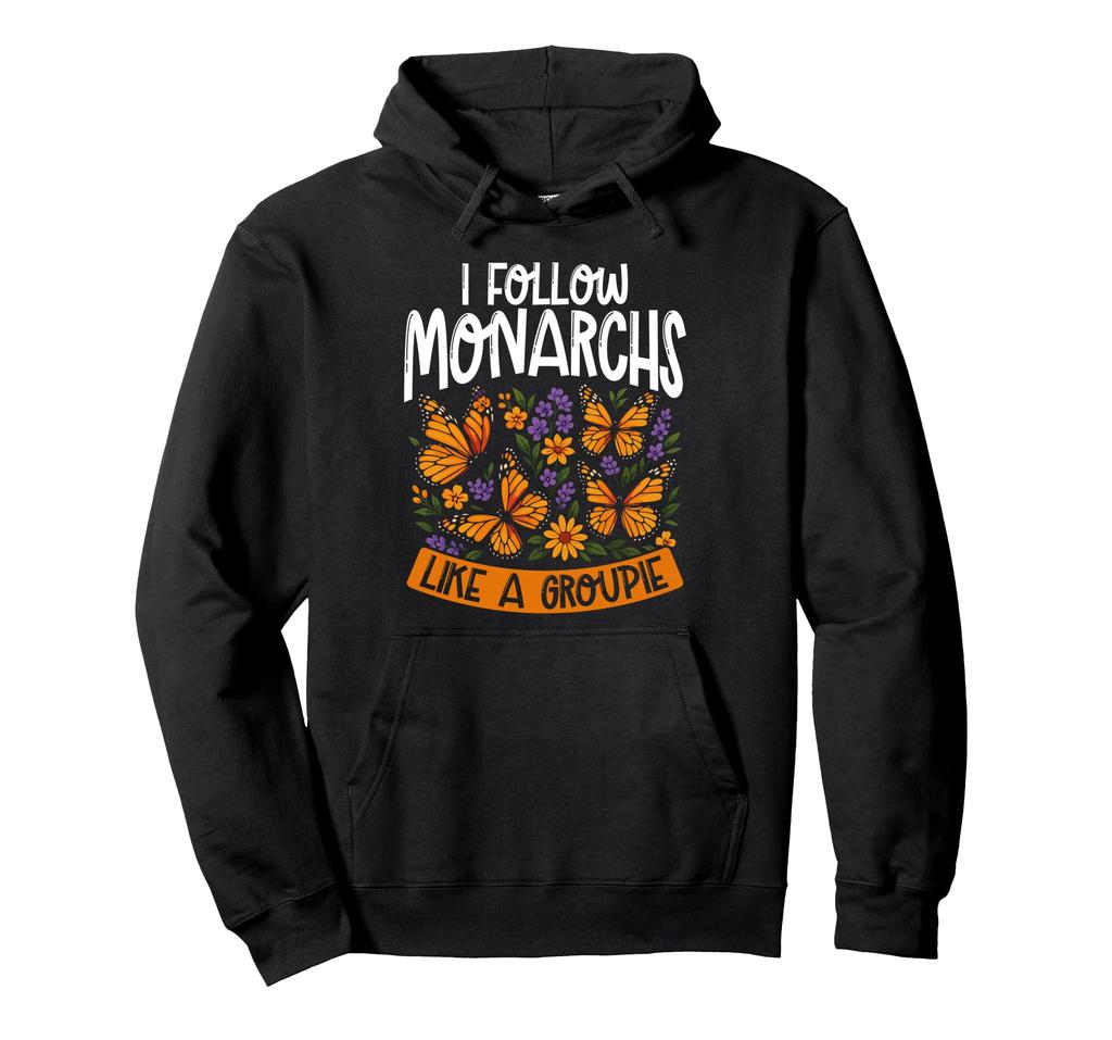 Monarch Butterfly Design Aesthetic Nature Graphic Butterfly Hoodie