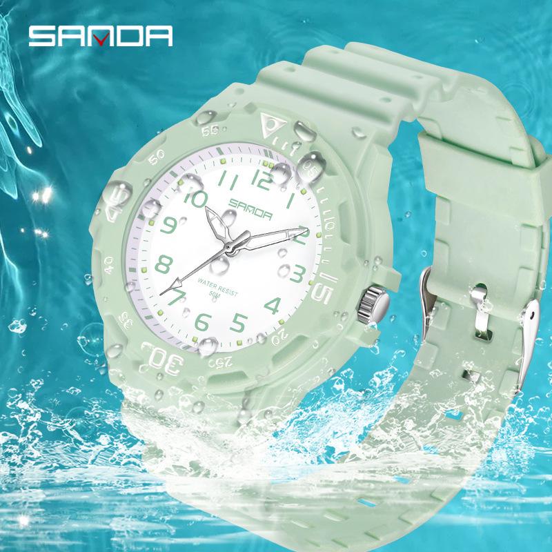 Водонепроницаемые часы Sanda Fresh Trend для мужчин, женщин и студентов