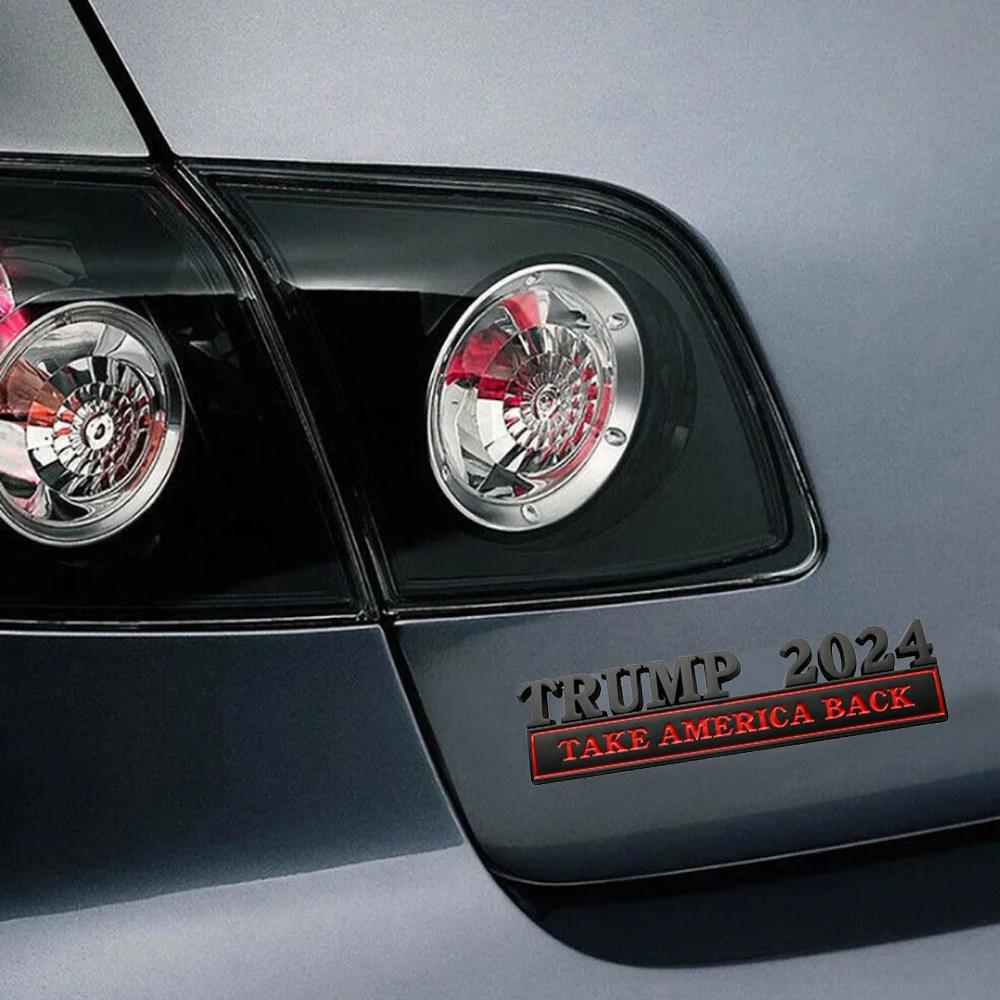 1 шт. Трамп 2024 Take America Back 3D металлические наклейки универсальные наклейки на кузов автомобиля эмблема значок наклейка аксессуары для внешнего декора автомобиля