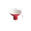 Creative Ceramic High Legged Deep Bowl Dessert Bowl Salad Bowl Snack Bowls Restaurant Molecular Cuisine Specialty Tableware