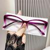 Fashion Anti Blue Light Cat Eye Eyeglasses Ultra-Light Near Sight Eyewear Computer Myopia Glasses For Women  Diopter 0 To -3.0