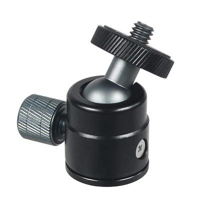 Мини шаровая головка 1/4" винтовое крепление 360° вращение Для камеры Видеокамеры DV Светодиодный свет Кронштейн Штатив Стойка для экшн-камеры Наружные гаджеты