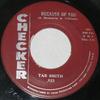 7-дюймовая пластинка TAB SMITH - Because Of You 933 Checker 1959 США Джаз Б/У