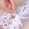 1Pairs Sunscreen Women Lace Gloves Fingerless Bridal Gown Mittens Performance Gloves  Party Dress