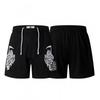 2025 Mens Loose Fit Beach Shorts Streetwear Cotton Blend Casual Boardshorts Teens Adults
