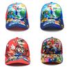 Детская бейсболка Bros Mario Super Pattern из дышащего хлопка для лета