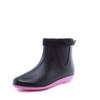 2024 Pvc Water Shoes Women Ankle Flat Rainboots for Women Rain Day Shoes  Winter Warm Sock Rubber Boot Casual Shoesdf54