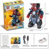 Remote Control Robot Stem Toy Building Block Robot Kit Educational Electric Remote Control Robot