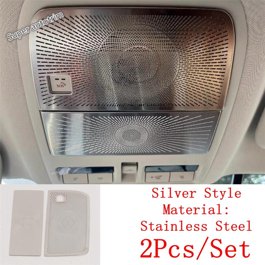 Roof Reading Lights Lamps Frame / Door Handle Bowl Panel Cover Trim For Mazda CX-50 2024 Stainless Steel Accessories