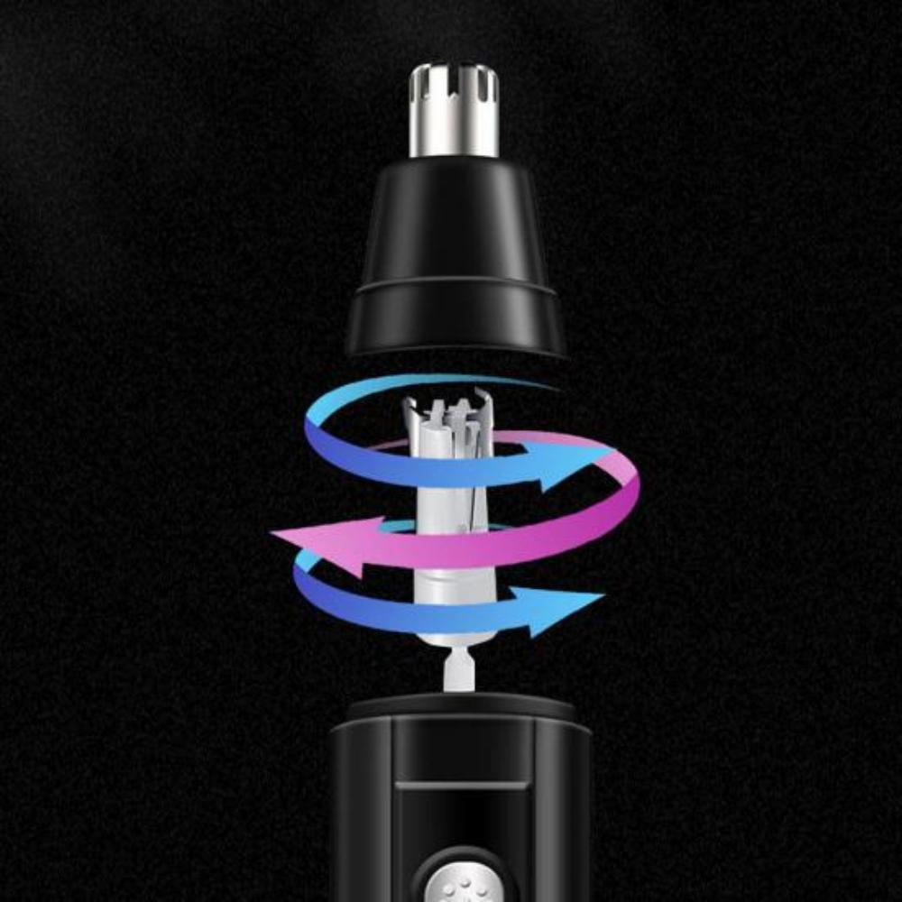 Триммер для волос в носу Ручная электрическая бритва для волос в носу Безопасный очиститель для волос в носу