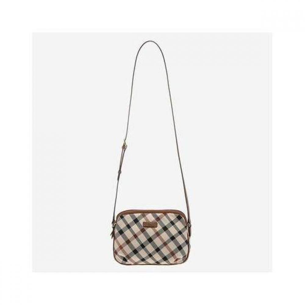 Daks Brown House Check Jacquard Crossbag Dcba0e631w2
