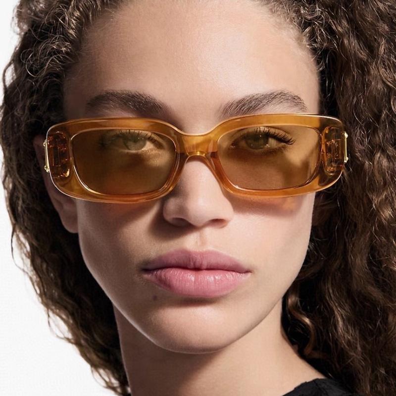 Version High-end Square Plastic Sunglasses for Men and Women Fashionable Trendy UV Resistant Glasses Outdoor Sunshade Sunscreen Eyewear
