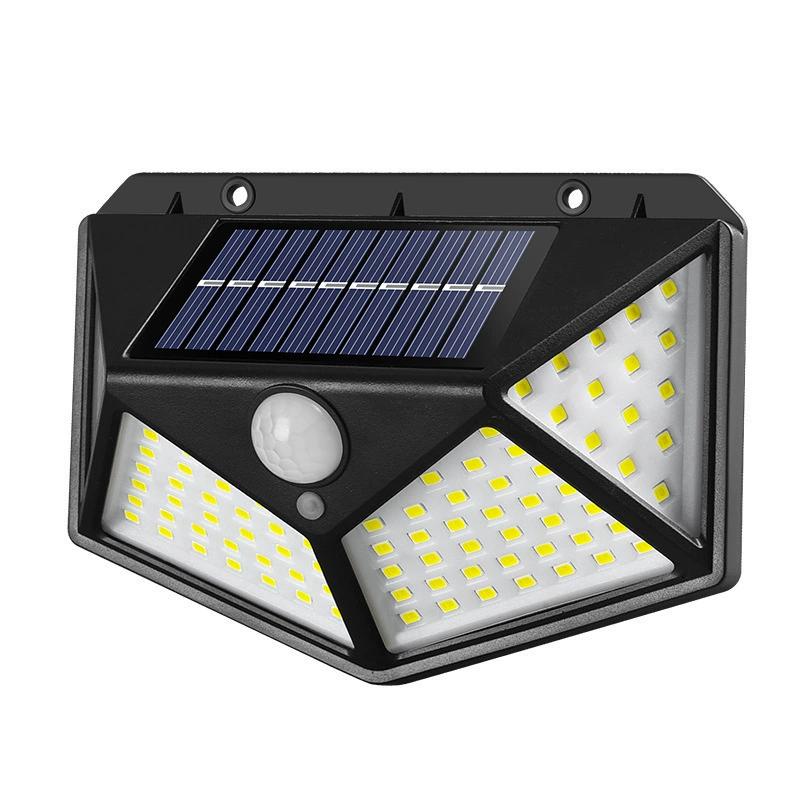 Lámpara solar exterior LED con sensor de movimiento para jardín y camino impermeable