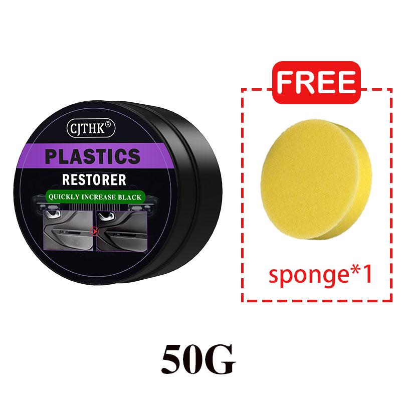 Car Plastic Restorer Universal Plastic and Leather Repair Polishing Wax Auto Interior & Panel Renewal Polish Wax Coating Agent