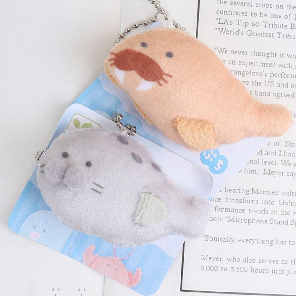 Plush Stuffed Fish Plush Keyring Shark Backpack Decor Blobfish Aquarium Plushies Pendant Kids
