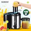 400W Electric Juicer Machine Juicer Wide Chute for Whole Fruit Juicer Extractor Juicy Vegetables Fruit Mixer Blender with Bottle