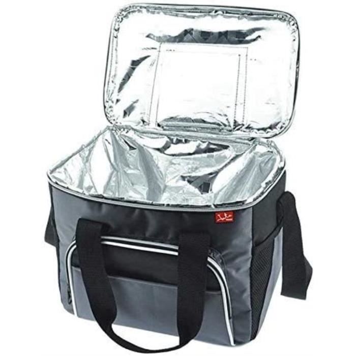 Sac Isotherme - JATA - 970 Take Away - Noir/Gris - 15 Litres - Rectangulaire
