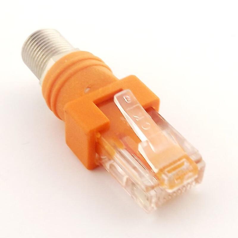 Адаптер CommKing RJ45 на коаксиальный кабель F-типа