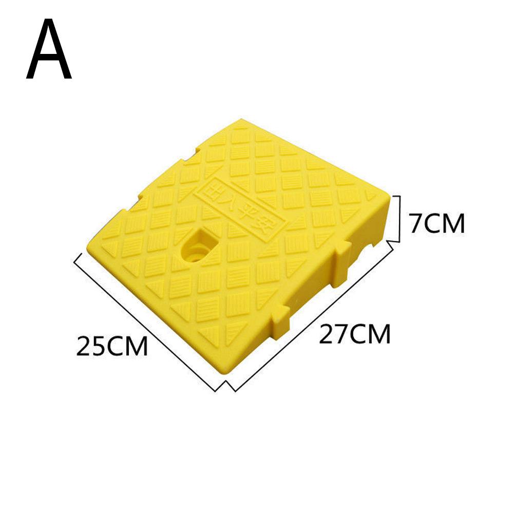 Portable Car Wheel Driveway Ramps Anti-Slip Wheel Chock Heavy Duty Threshold Ramp Kit For Car Trailer Truck Bike Accessories