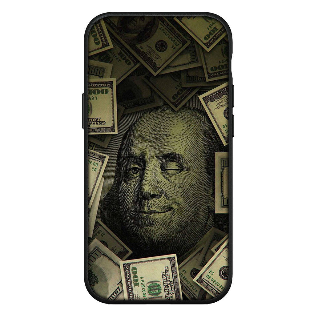 for Samsung Galaxy S25 S24 S23 S22 Ultra FE Plus A37 A57 A56 A55 A06 A16 A15 A36 A26 A35 A05 A25 A54 A34 Phone Case Money 100 Dollars Wallpaper Cover