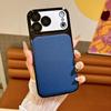 Чехол-бампер с покрытием из личи-ПУ кожи для iPhone 17Air 16 15 Pro Max 17pro, противоударный, с защитой объектива, жесткая крышка, Funda