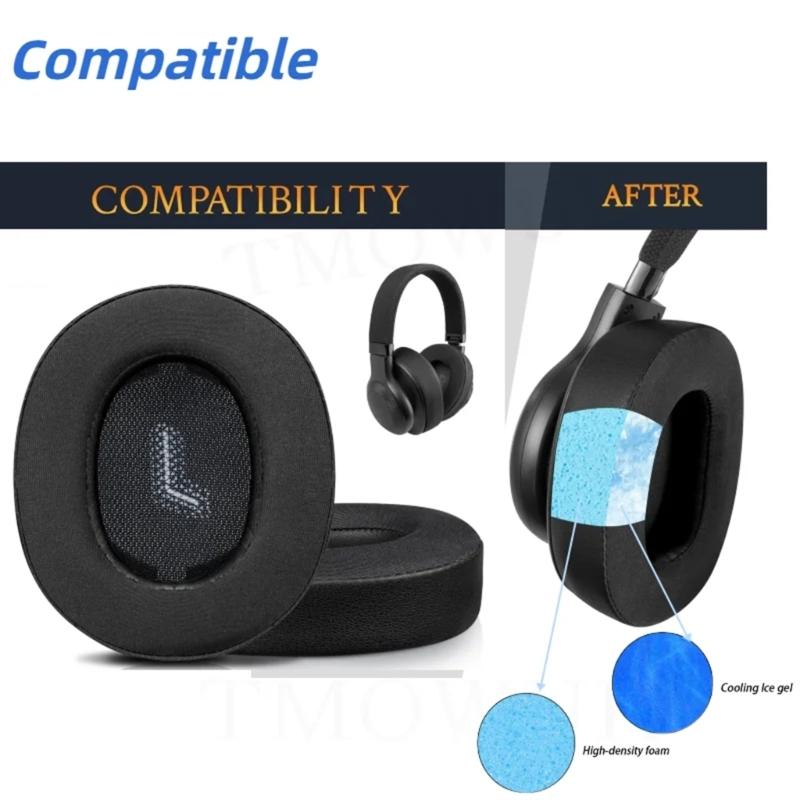 Мягкие сменные амбушюры из губки для игровой гарнитуры E55BT Повышают комфорт Долговечность Легкая установка