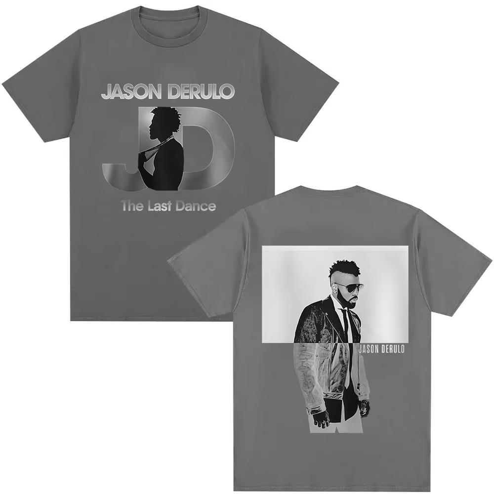 Jason Derulo The Last Dance Tour 2026 Graphics Shirt Unisex Y2k Hip Hop Style Summer Unisexs Women Short Sleeve Tshirt Fan Gift