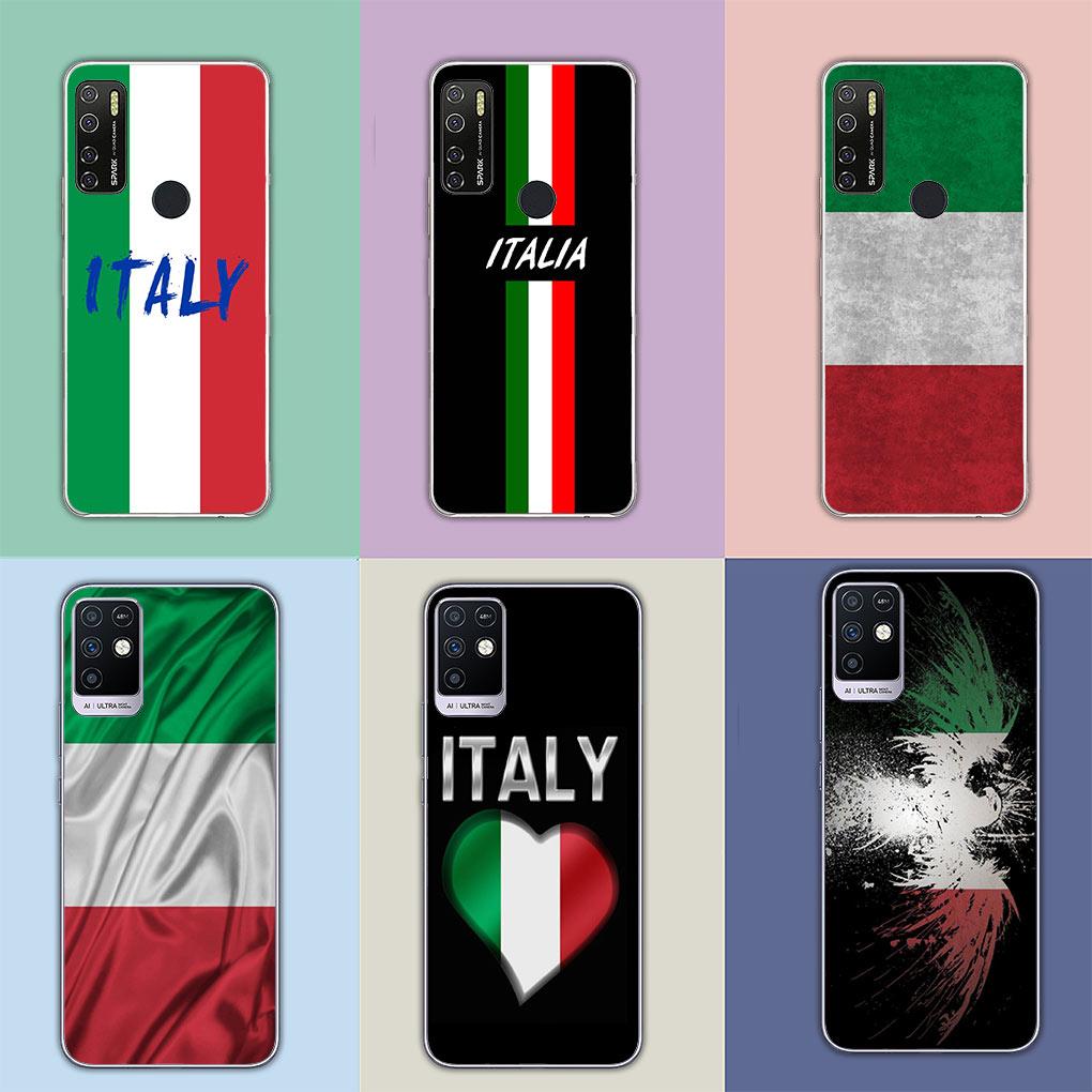 Чехол для телефона с национальным флагом Италии Italia для Motorola Moto G13 G14 G53 G54 G62 G72 G82 G84 E13 E20 G42 G32 G23 G22 Мягкий чехол