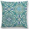New Vivid Art Colorful Flowers Gorgeous Floral Doodle Geometry Mandala Coral Wonderland Pattern Car Cushion Cover Pillow Case