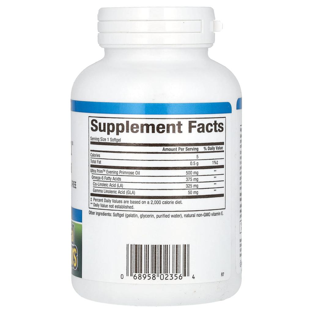 Omegafactors, Ultra Prim, Evening Primrose Oil, 500Mg, 180 Softgels