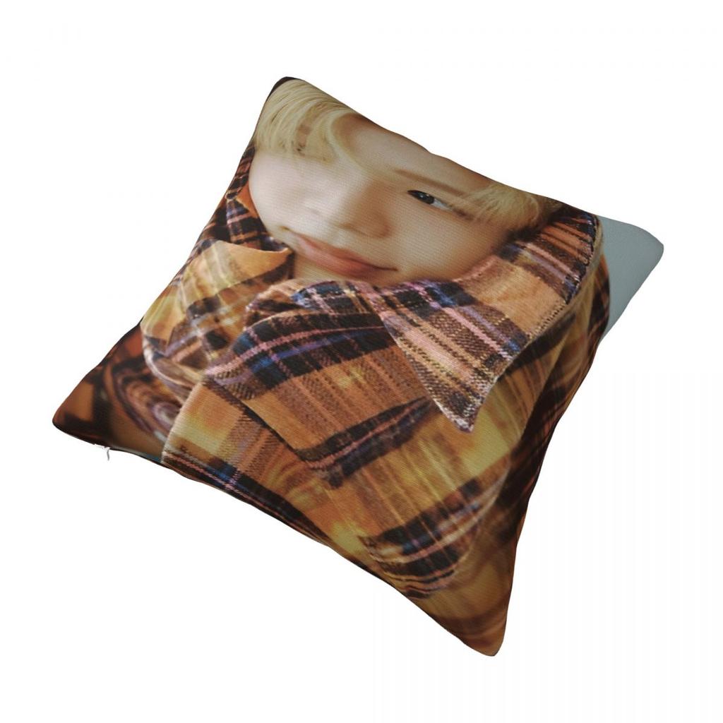 Riize Kpop Style Idol Boy Group Printed Pillowcase Cushion Cover Pillow Covers Y2K Chair Decor Zipper Multiple Sizes