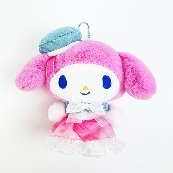 Sanrio My Melody Plush Mascot Keychain Sherbet Marine Series Sanrio