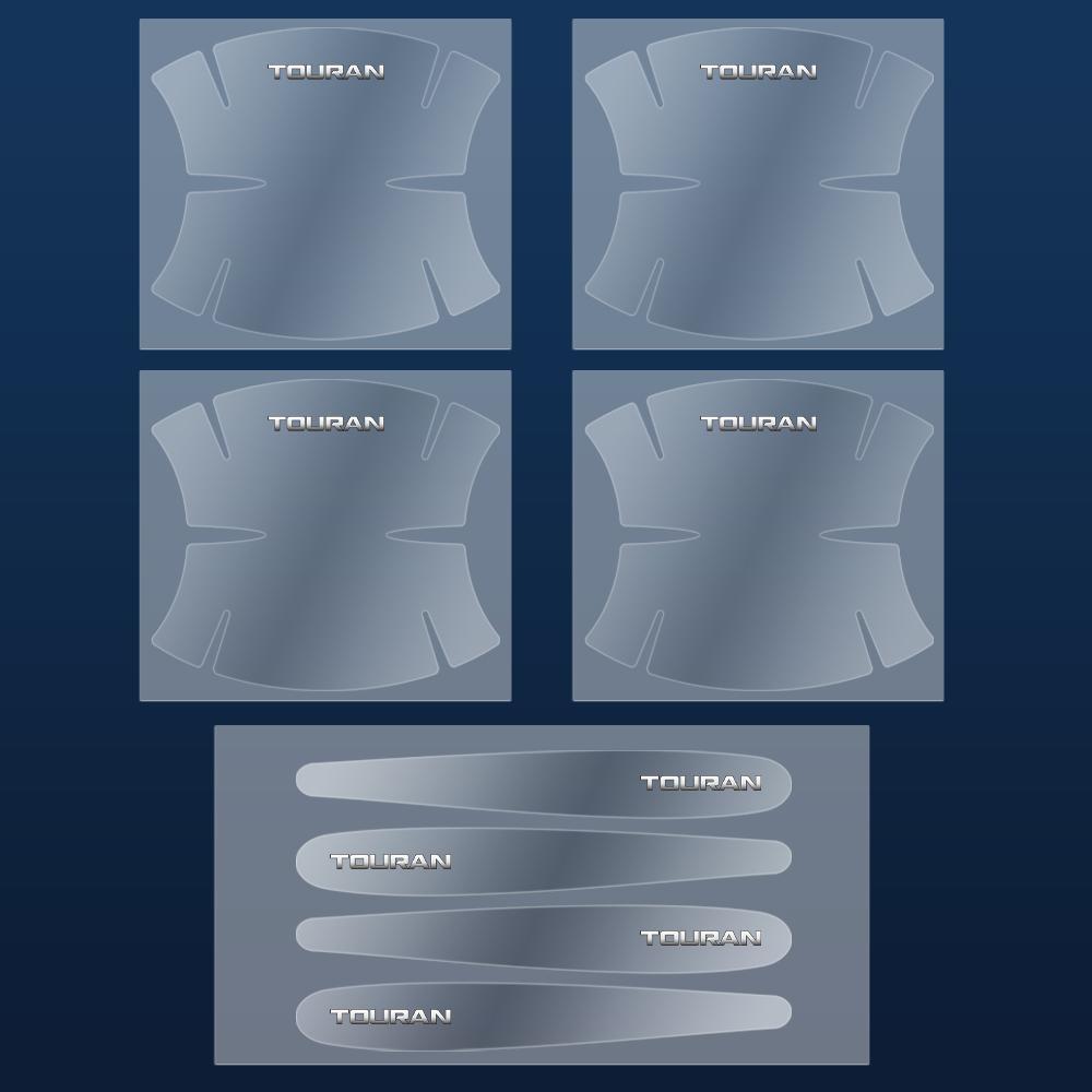 4/8Pcs Anti-scratch Car Door Handle Bowl Film Sticker for Volkswagen VW Golf 8 Caddy Tiguan Polo Beetle Passat Jetta Touran Bora zk8