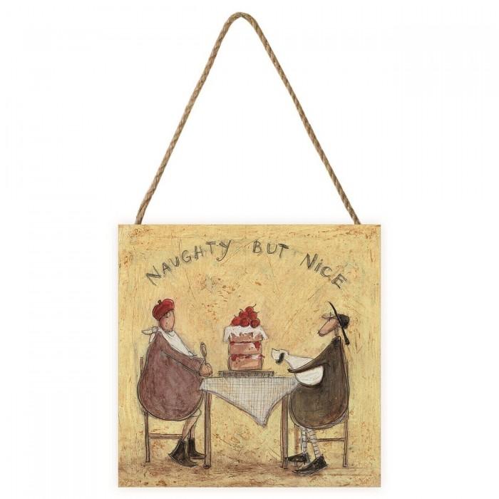 Sam Toft Непослушная, но милая деревянная табличка