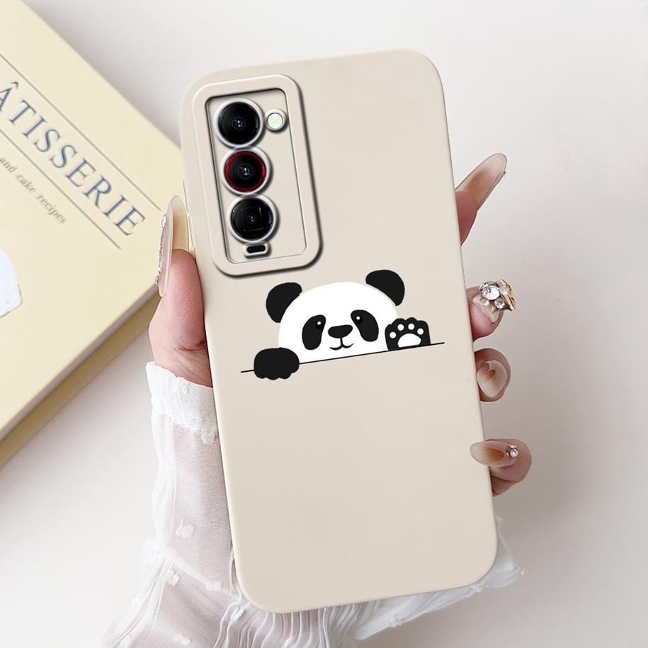 For Tecno Camon 18 Premier Case CH9 CH9n Shockproof Silicone Soft Bumper For Tecno Camon 18 P 18P 18i Camon18 Flower Phone Cover