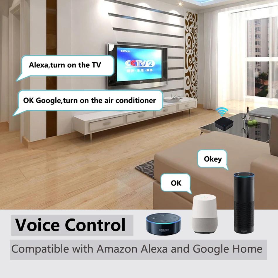 Zigbee ИК Умный WIFI Пульт дистанционного управления Пульт Инфракрасный Tuya Управление Умным домом Универсальный для ТВ DVD Кондиционера Работает с Alexa Google Home