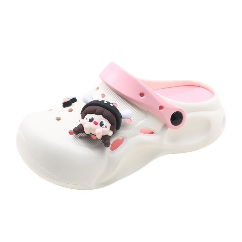 Летняя обувь eva с отверстиями женские новые дезодорирующие милые тапочки на толстой подошве с увеличением роста DIY сандалии