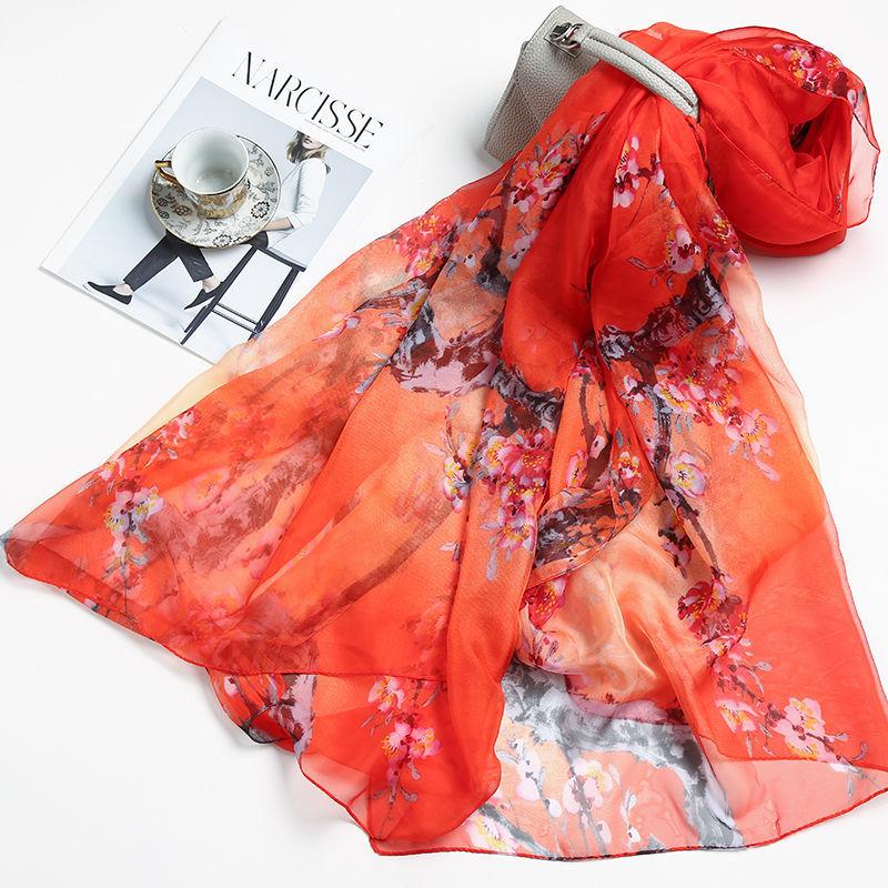 New Arrival Women's Scarf, Oversized and Lightweight Chiffon Shawl for Beach Vacation and Winter, Fashionable and Versatile