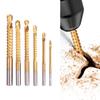 6pcs/set Cobalt PCB Drill Bit Set Spiral Screw Metric Composite Tap Drill Bit Set for Cutting Drilling Polishing