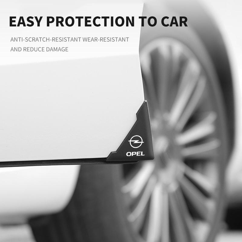 NPT1 2Pcs Car Door Corner Cover Bumper Anti-scratch Protector For Opel Opc Astra K Vivaro Corsa Zafira Insignia Mokka Car Styling