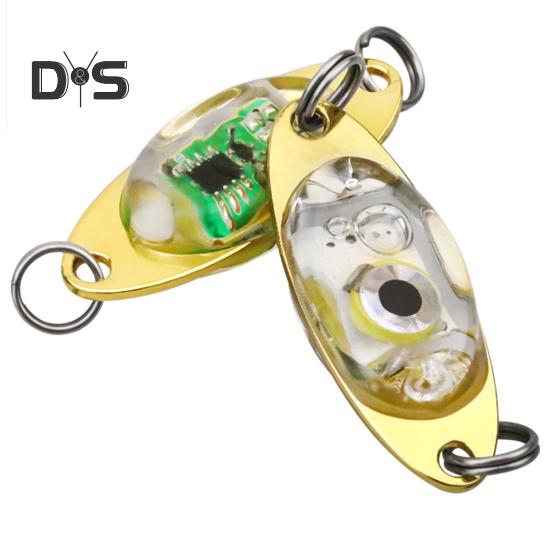 Светодиодная приманка для рыбы, ярко-яркая, для глубоководной рыбалки, светодиодные рыболовные приманки со встроенным аккумулятором, автоматическим включением/выключением, подводные мигающие фонари для троллинга