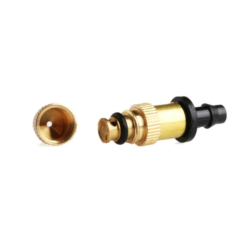 Brass Brass Sprinkler Head Adjustable Drip Irrigation Misting Nozzle  Garden Watering