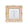 Switch Sticker European Wall-mounted Outlet Style Punch Free Plastic Cover Wall Decal for Home