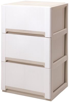 Sanko Plastic 3 глубоких ящика для хранения одежды Aura Ширина 50 x Глубина x Высота см Белый 44.7 84.6