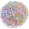 Earrings Fluorescent Pendants Hearts/Butterflies/Cylinders Loose Beads DIY Jewelry Material for Necklace Making 10pcs