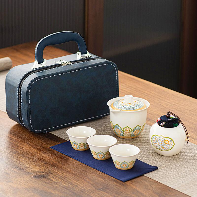 Portable Ceramic Kung Fu Tea Set